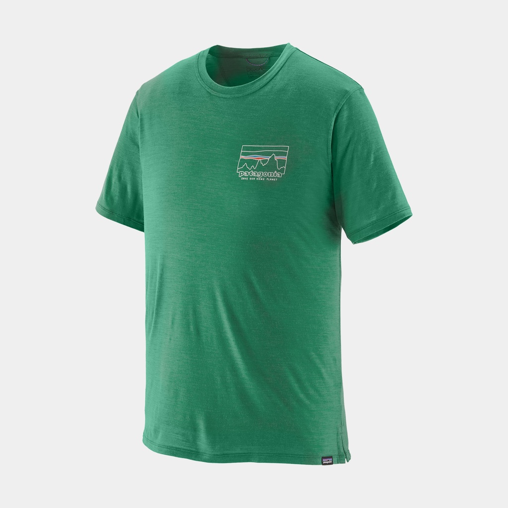 Capilene Cool Merino Graphic Shirt '73 Skyline: Gather Green