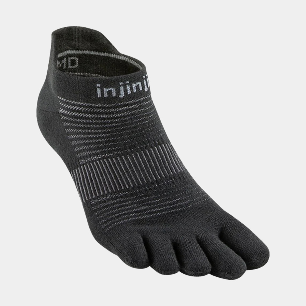 Run Lightweight No-Show Coolmax Socks Black