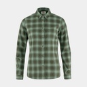 Övik Flannel Shirt Women Deep Forest / Patina Green