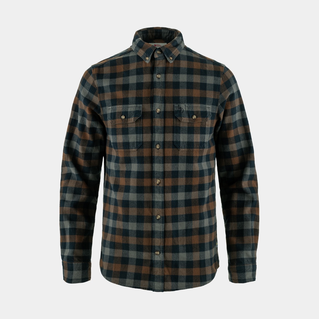 Skog Shirt Indigo Dark Navy / Dark Oak