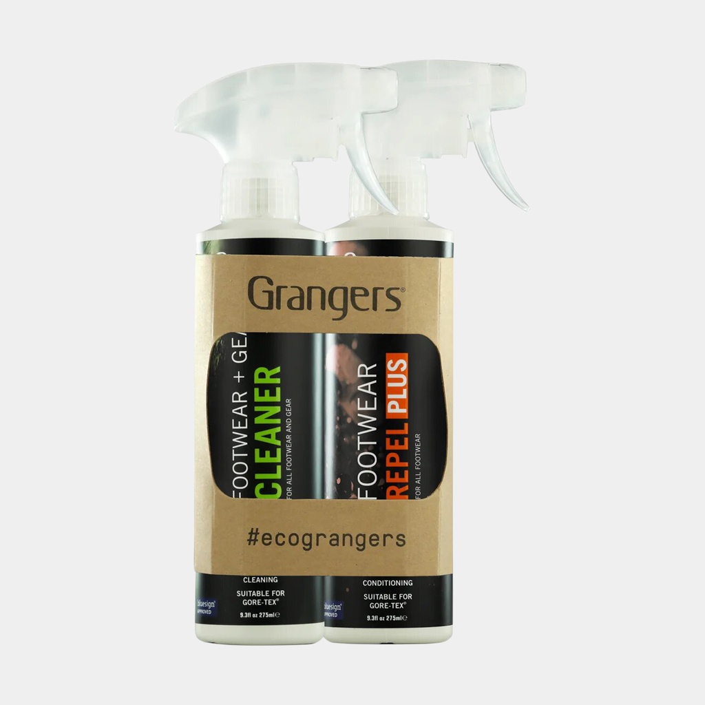 Footwear + Gear Cleaner Spray + Footwear Repel Plus Spray Eco Twin Pack