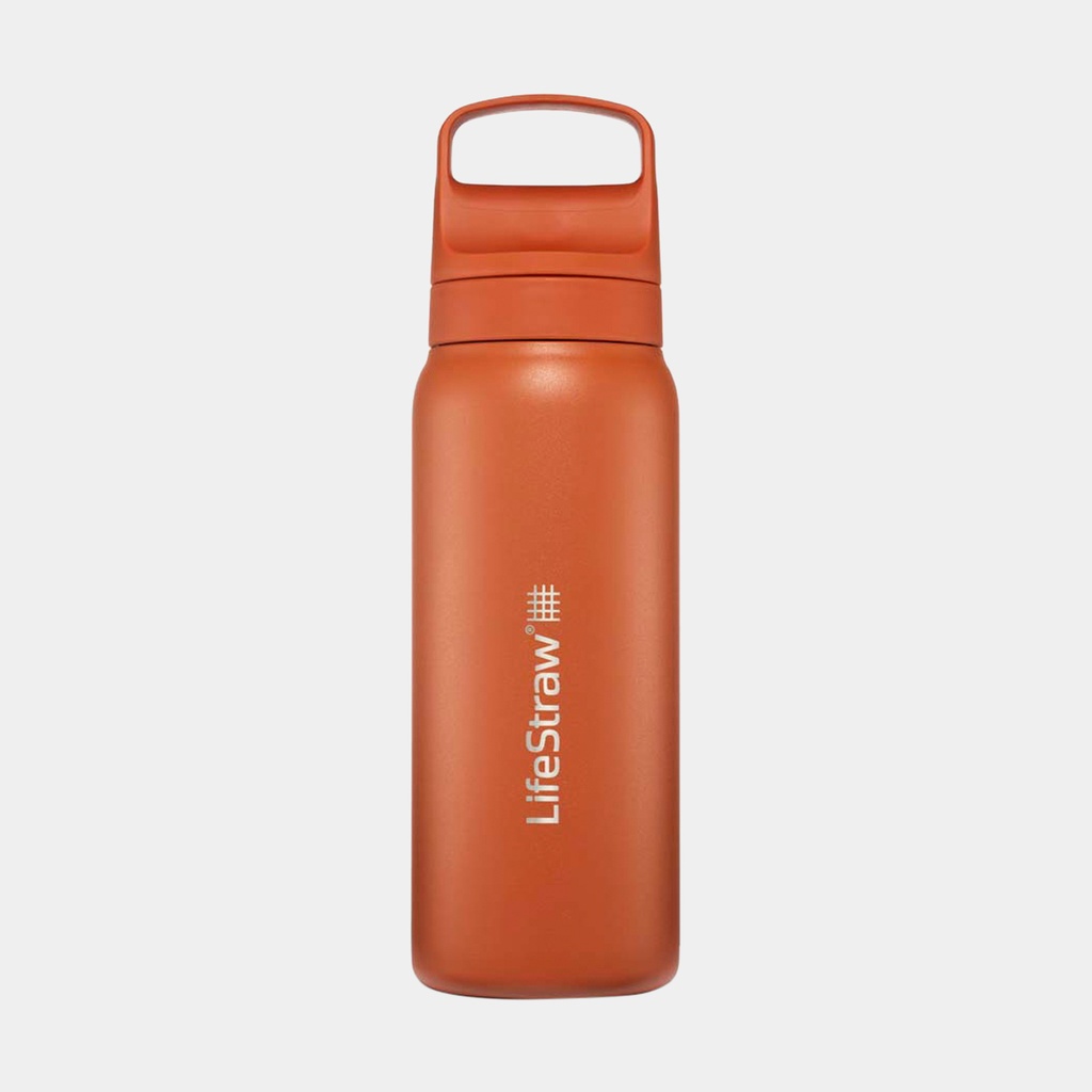Lifestraw Go 2.0 1000ml Stainless Steel / Kyoto Orange