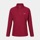Sweethart Half Zip Lightweight Fleece Women Deep Plum