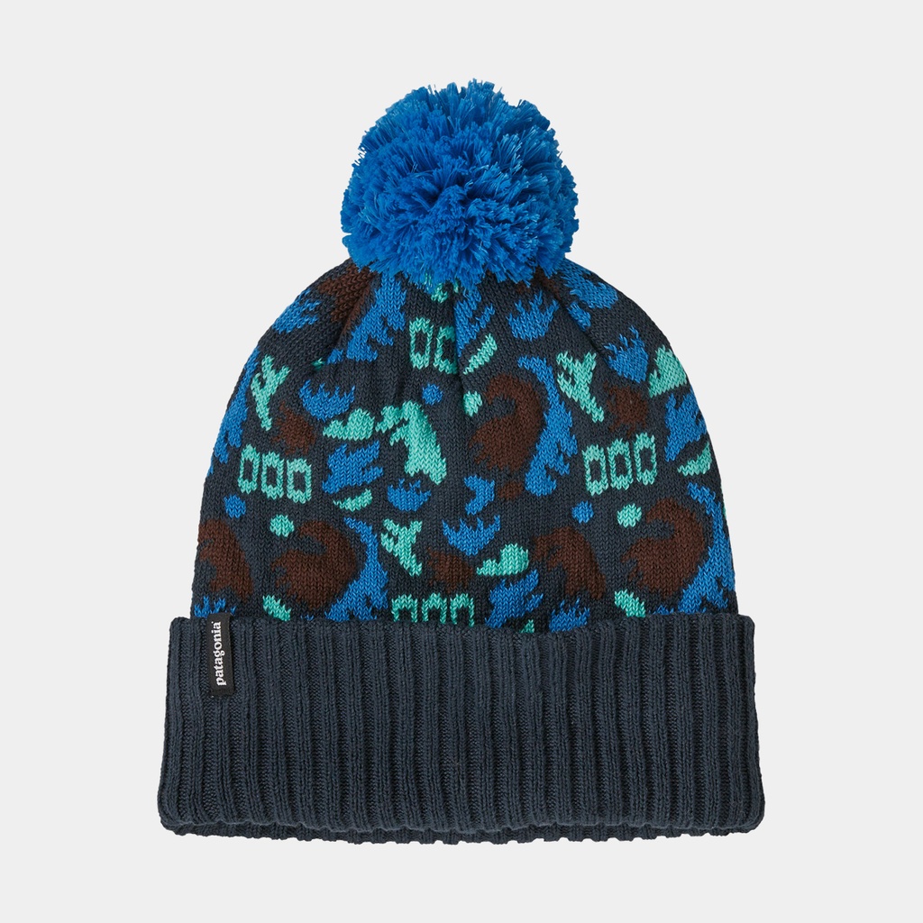 Powder Town Beanie Across Oceans: Smolder Blue
