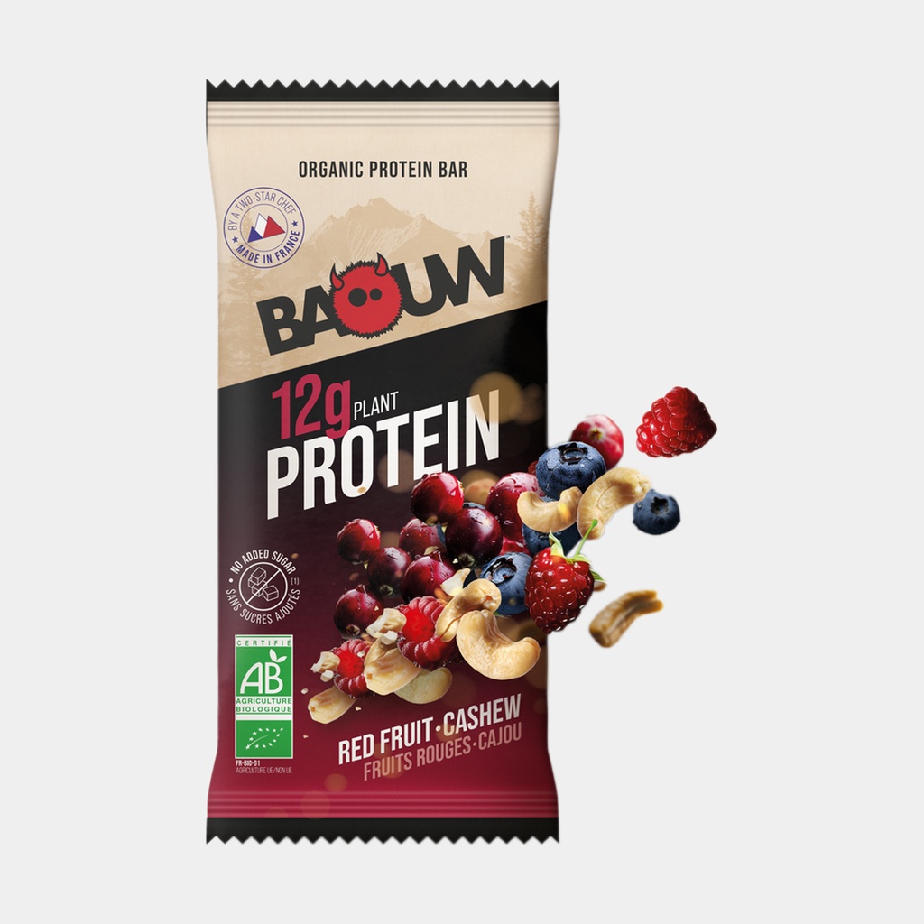 Bio Proteïnereep 50g Rode Vruchten / Cashew