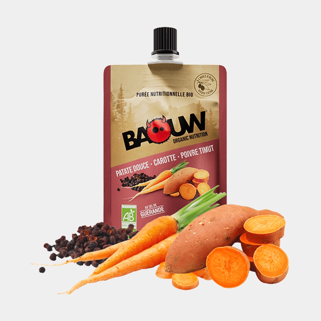 Bio Puree 90g Zoete Aardappel / Wortel / Timutpeper