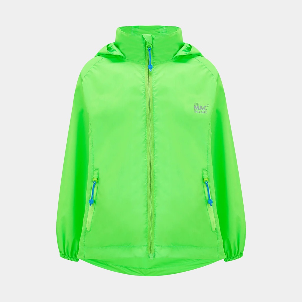 Mac in a Sac Origin II Jacket Kids (2024) Neon Green