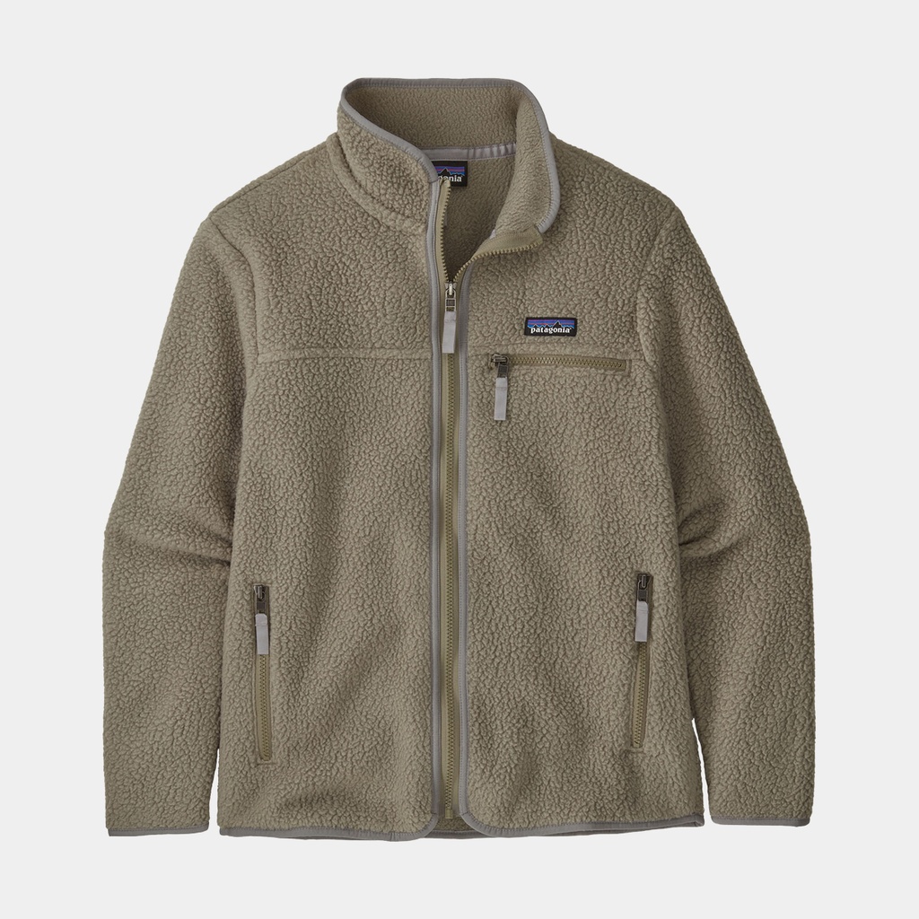 Retro Pile Jacket Women River Rock Green