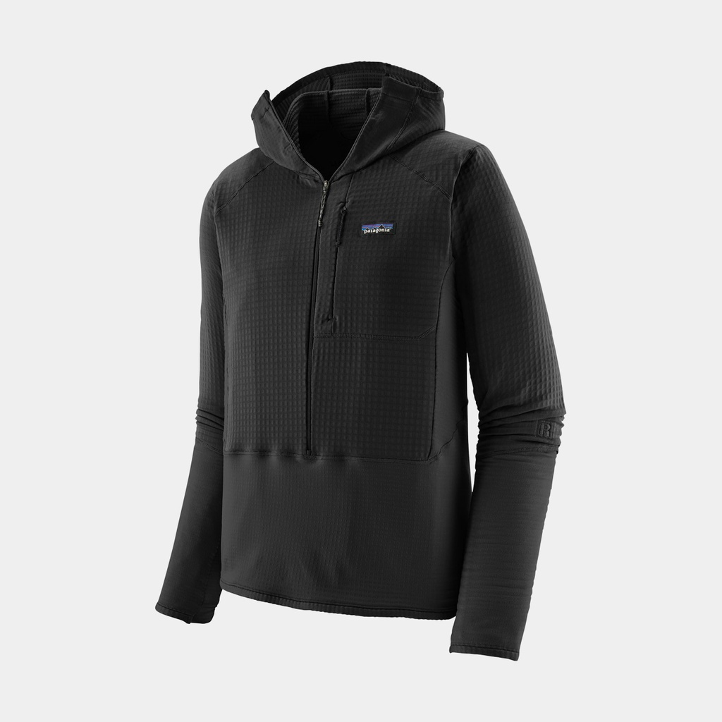 R1 Pullover Hoody Black