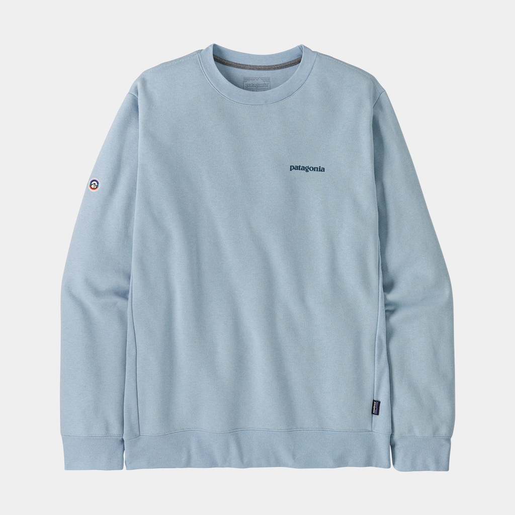 Fitz Roy Icon Uprisal Crew Sweatshirt Fleck Blue