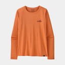 Long-Sleeved Cap Cool Daily Graphic Shirt Women '73 Skyline: Rock Melon X-Dye