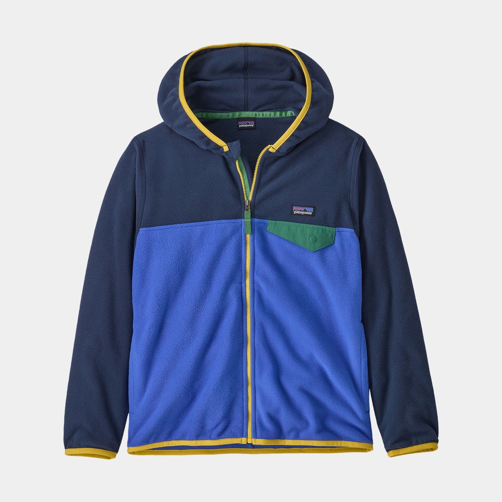 Micro D Snap-T Fleece Jacket Kids Eddy Blue