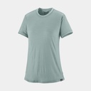 Cap Cool Merino Blend Shirt Women Thermal Blue