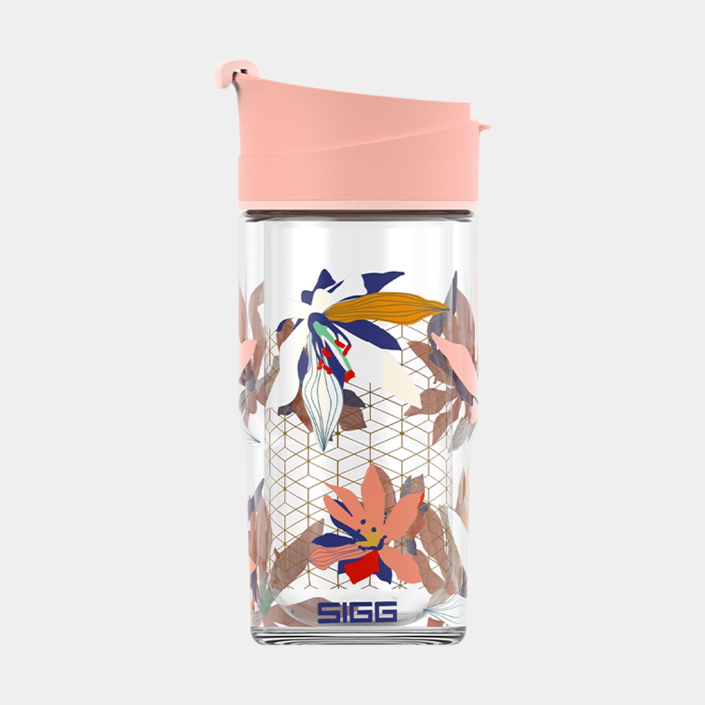 Travel Mug Nova 370ml Flowers Pink