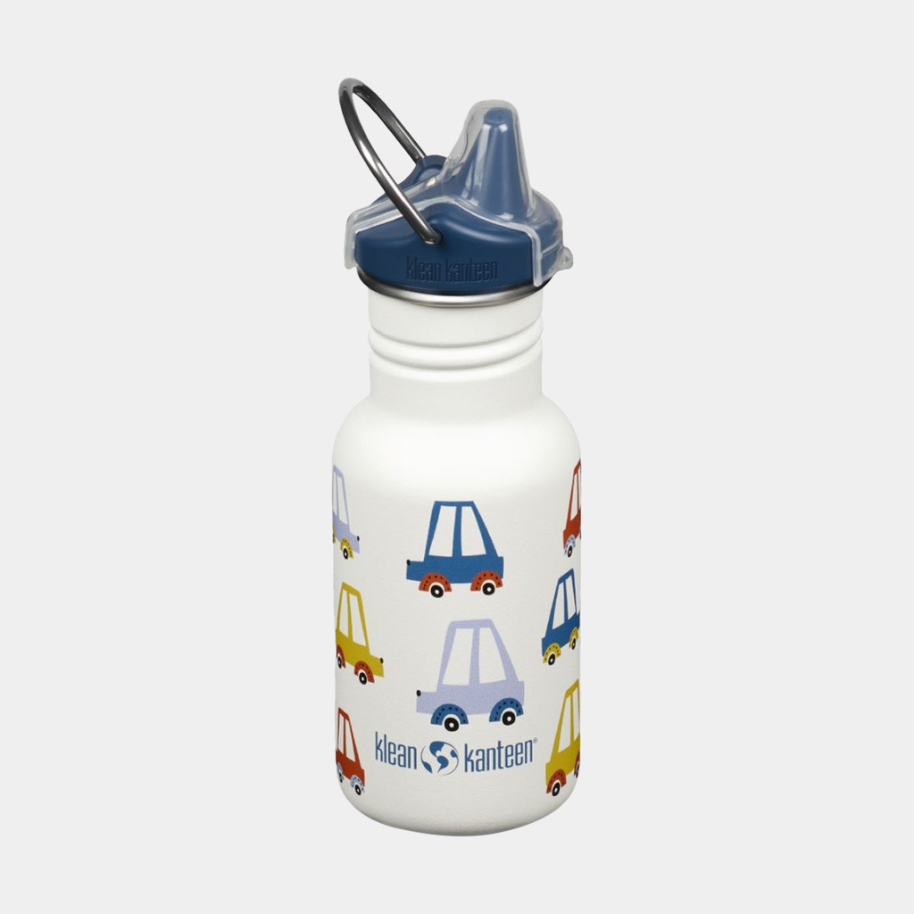Classic Narrow Kid With Sippy Cap 12oz (355ml) Cars