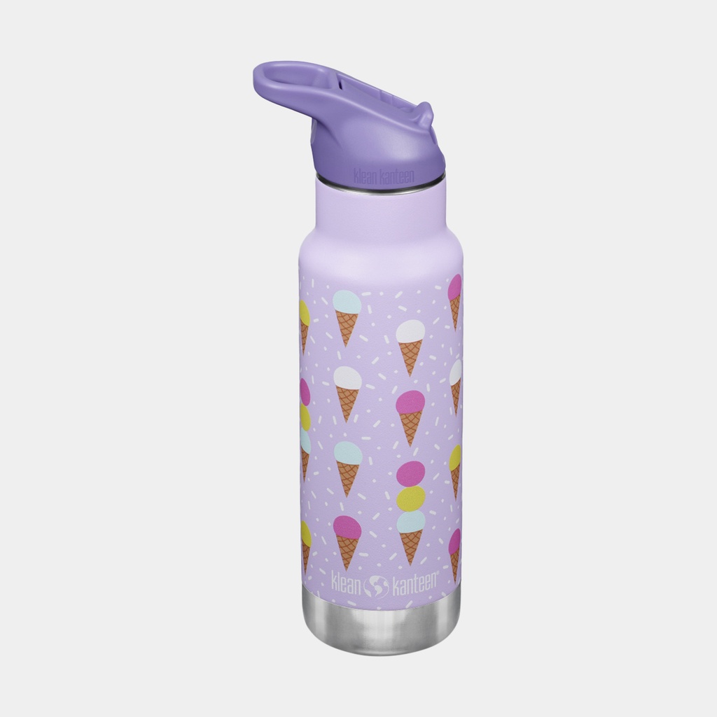 Insulated Classic Narrow Kid With Flip Sport Cap 12oz (355ml) Ice Cream