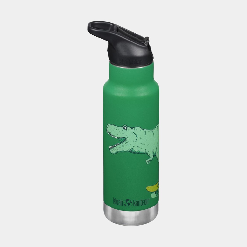 Insulated Classic Narrow Kid With Flip Sport Cap 12oz (355ml) Dino Skate