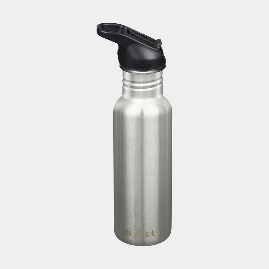 Classic Narrow With Flip Sport Cap 18oz (532ml) Brushed Stainless