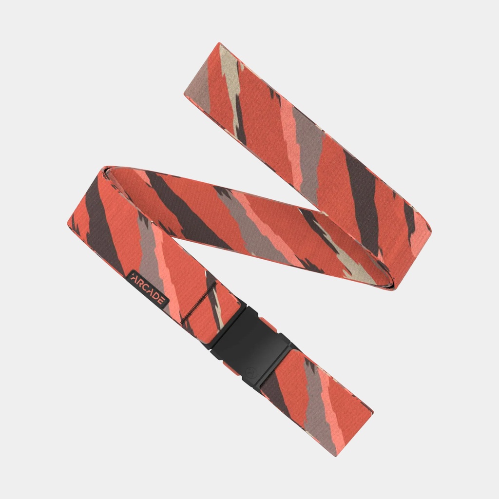 Brushstroke Slim Belt Coral