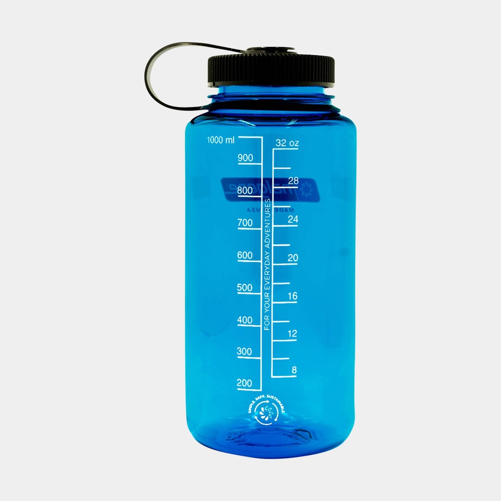 Drinking Bottle Wide Mouth Sustain 1000ml Slate Blue