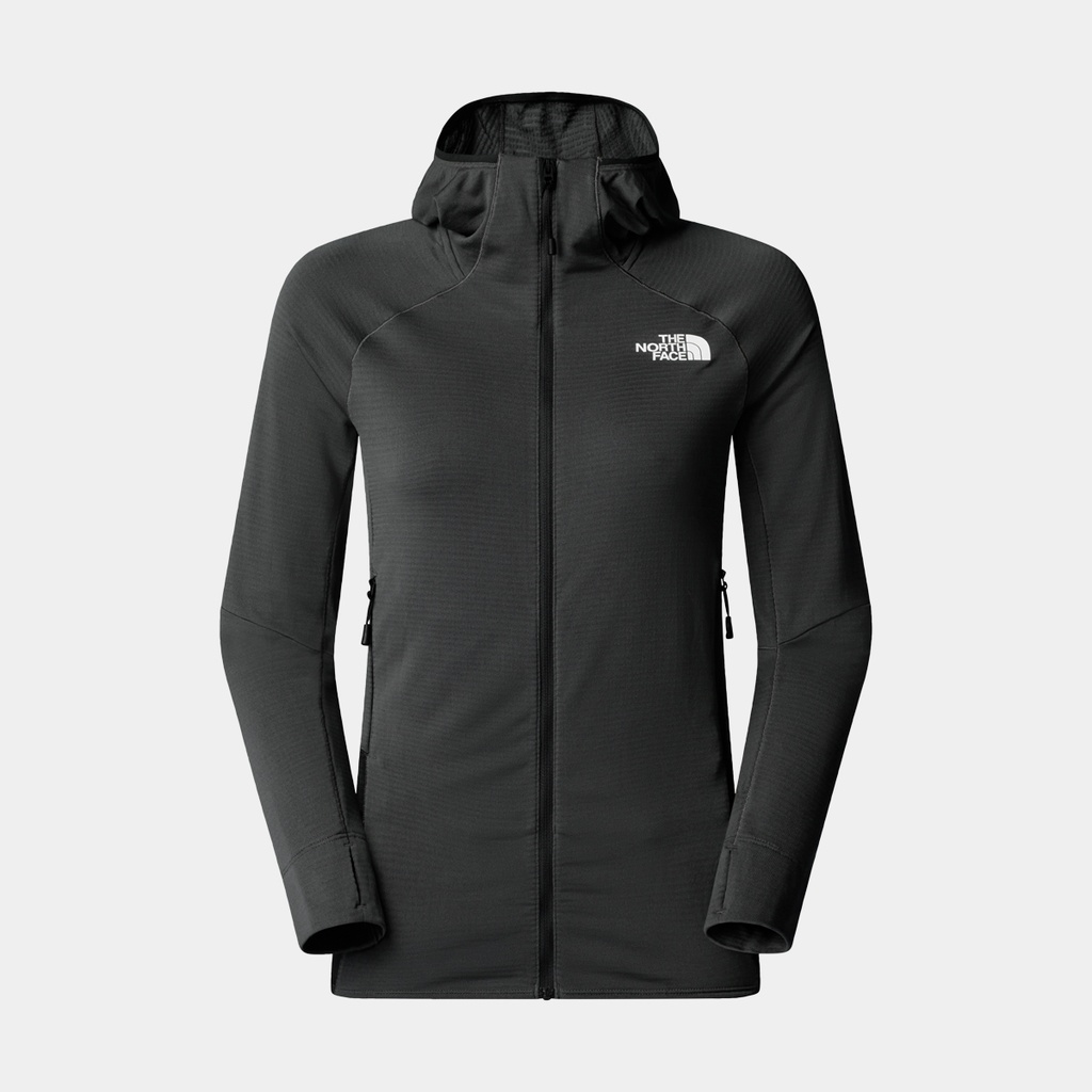 Bolt Polartec Hoodie Women Asphalt Grey / TNF Black