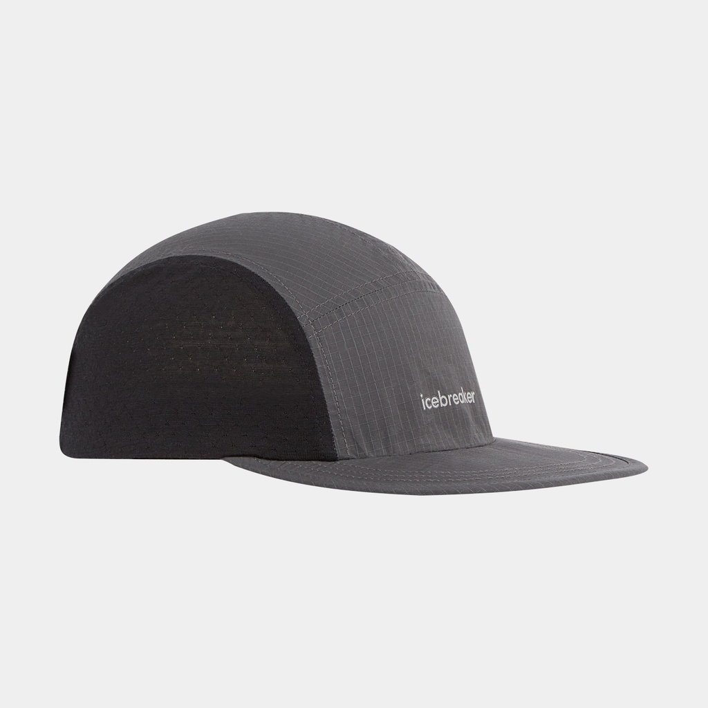 Shell+ Cotton Windbreaker 5 Panel Cap Obsidian / Black / CB