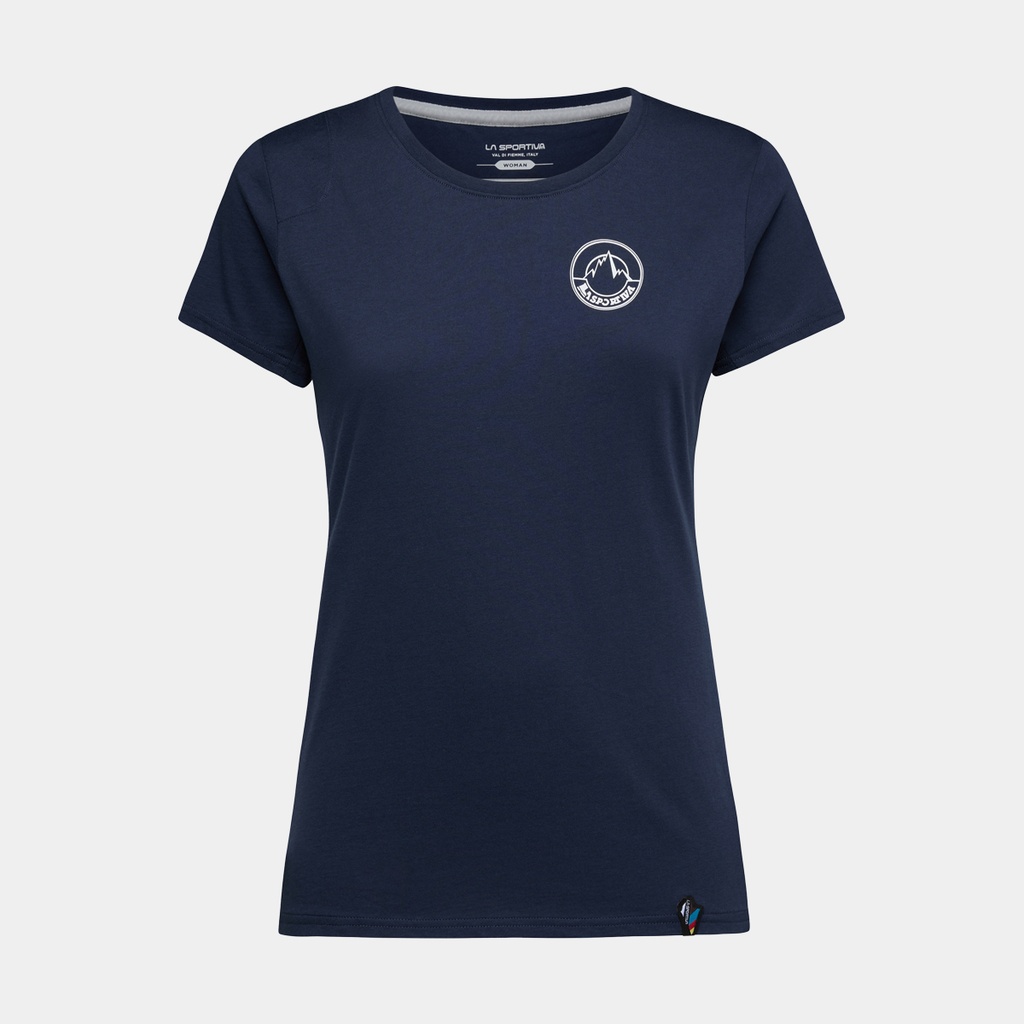 Circle Logo T-Shirt Women Night Sky
