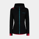 Mood Hoody Women Black / Hibiscus