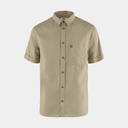Övik Travel Shirt Short Sleeves Sand Stone