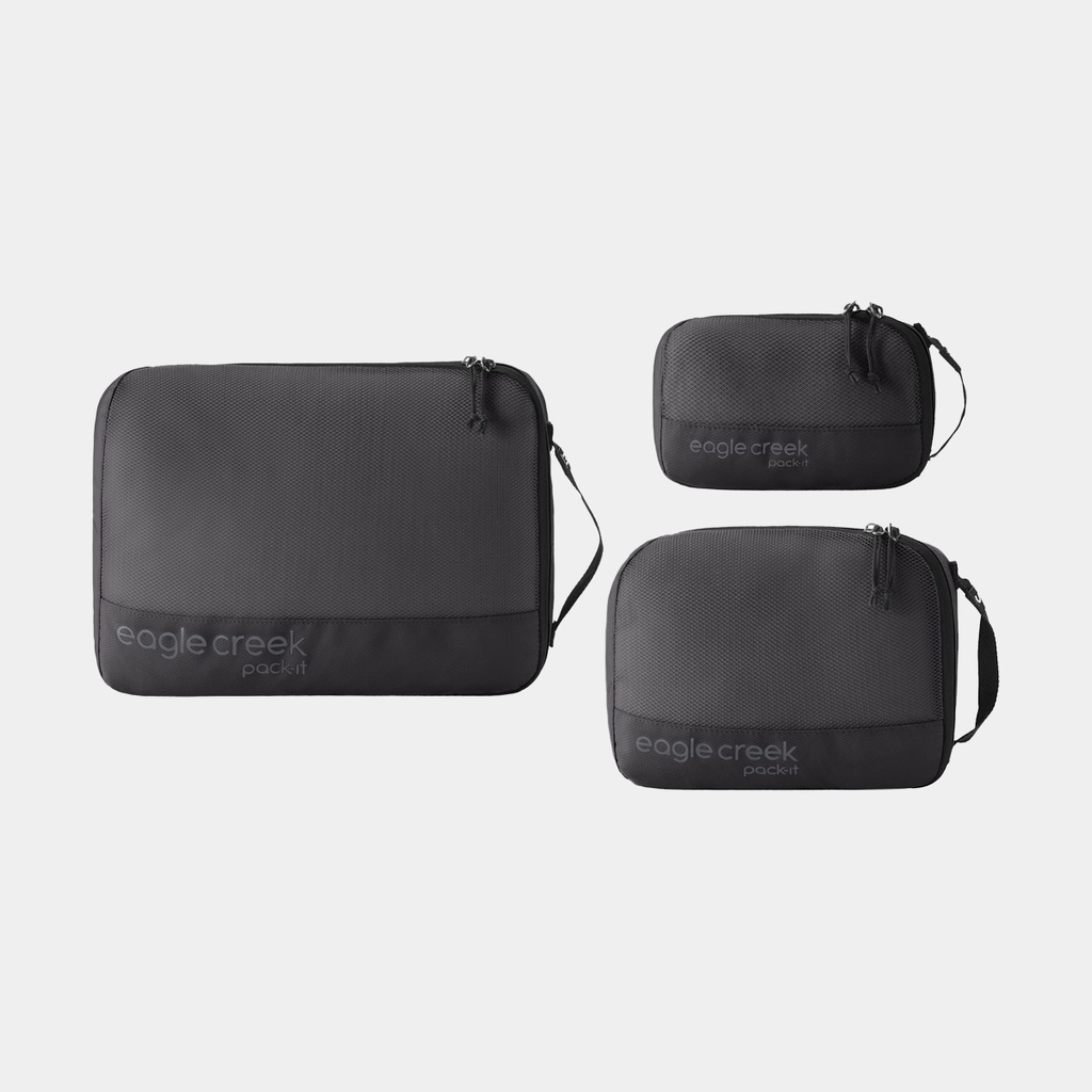 Pack-It Reveal Cube Set XS/S/M Black