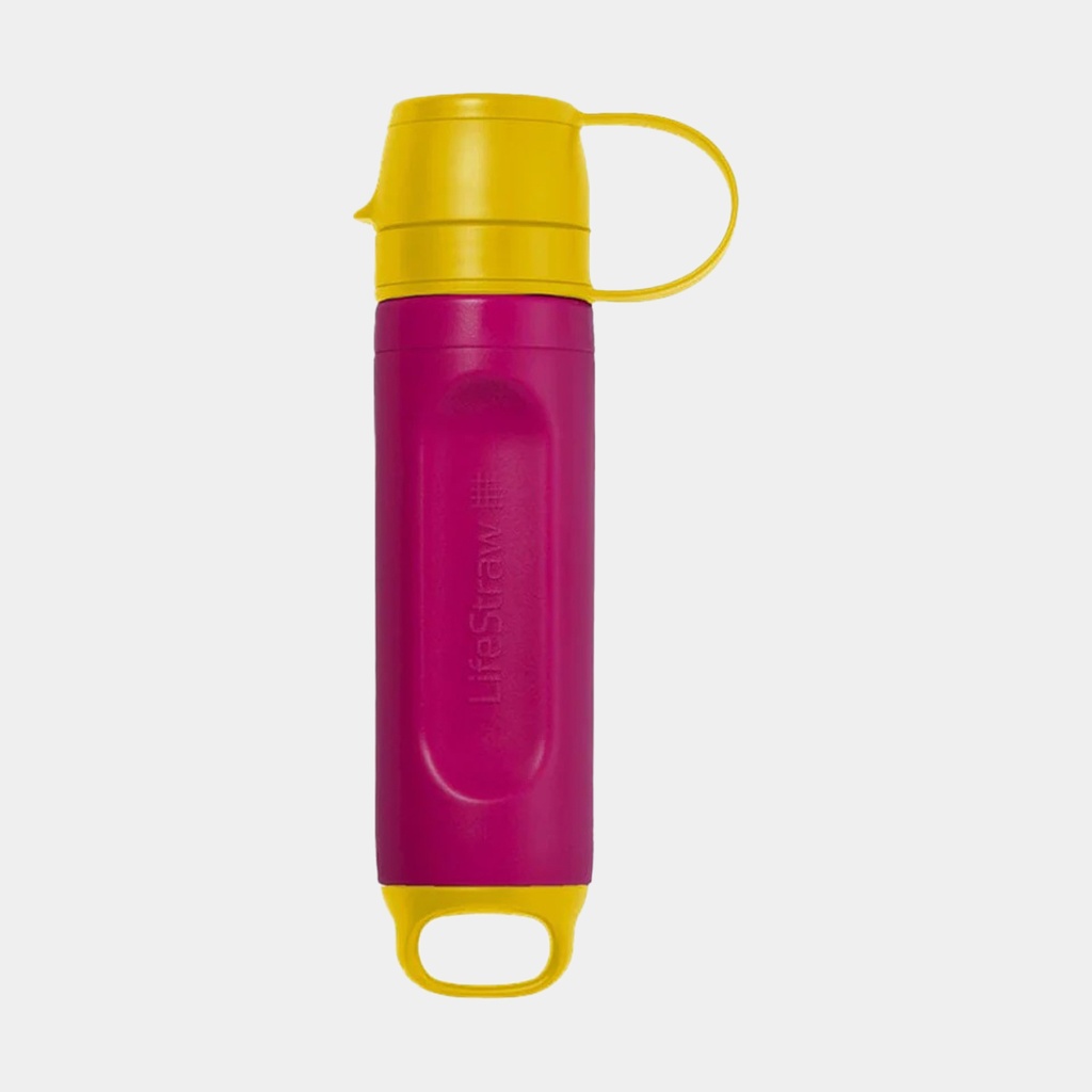 Lifestraw Peak Series Solo Personal Water Filter Straw Pink Limonade