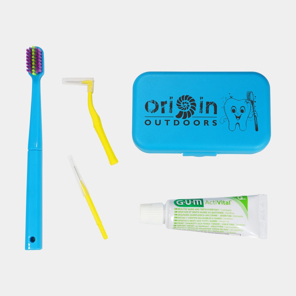 ToothBrush Kit Travel Blue