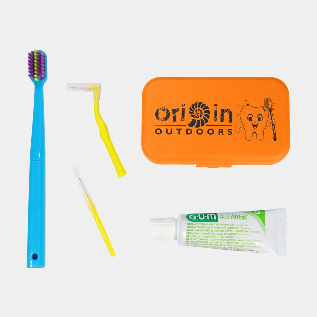ToothBrush Kit Travel Orange