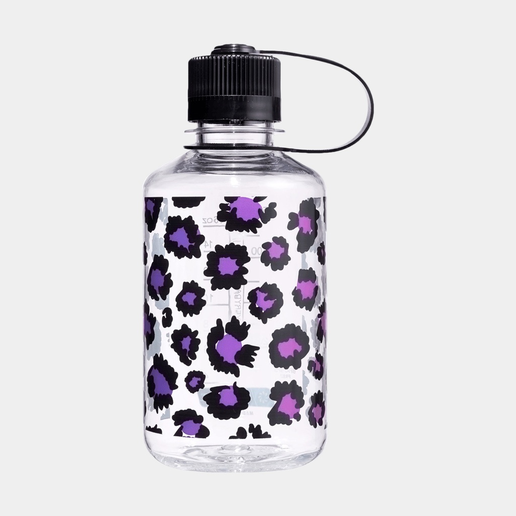 Drinking Bottle Narrow Mouth Sustain 500ml Clear Rainbow Cheetah