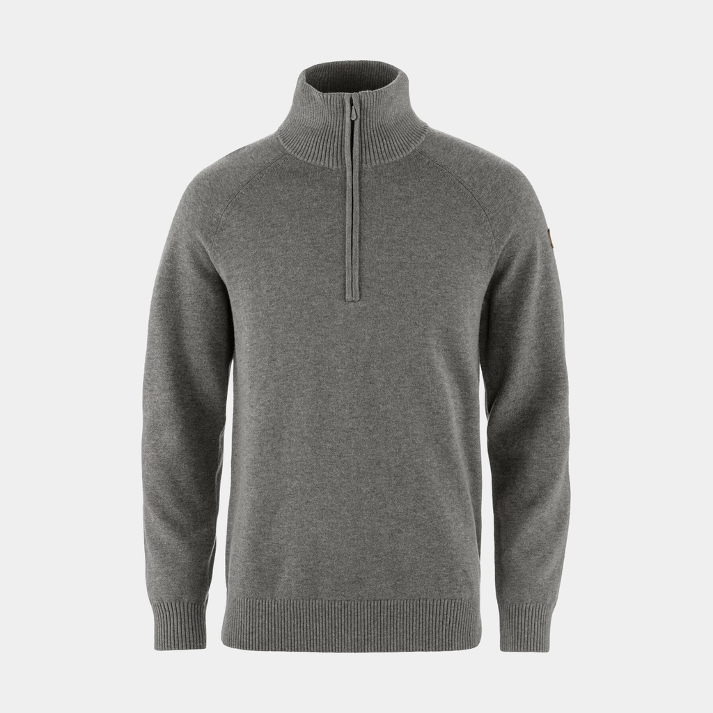 Övik Lite Half Zip Grey Melange