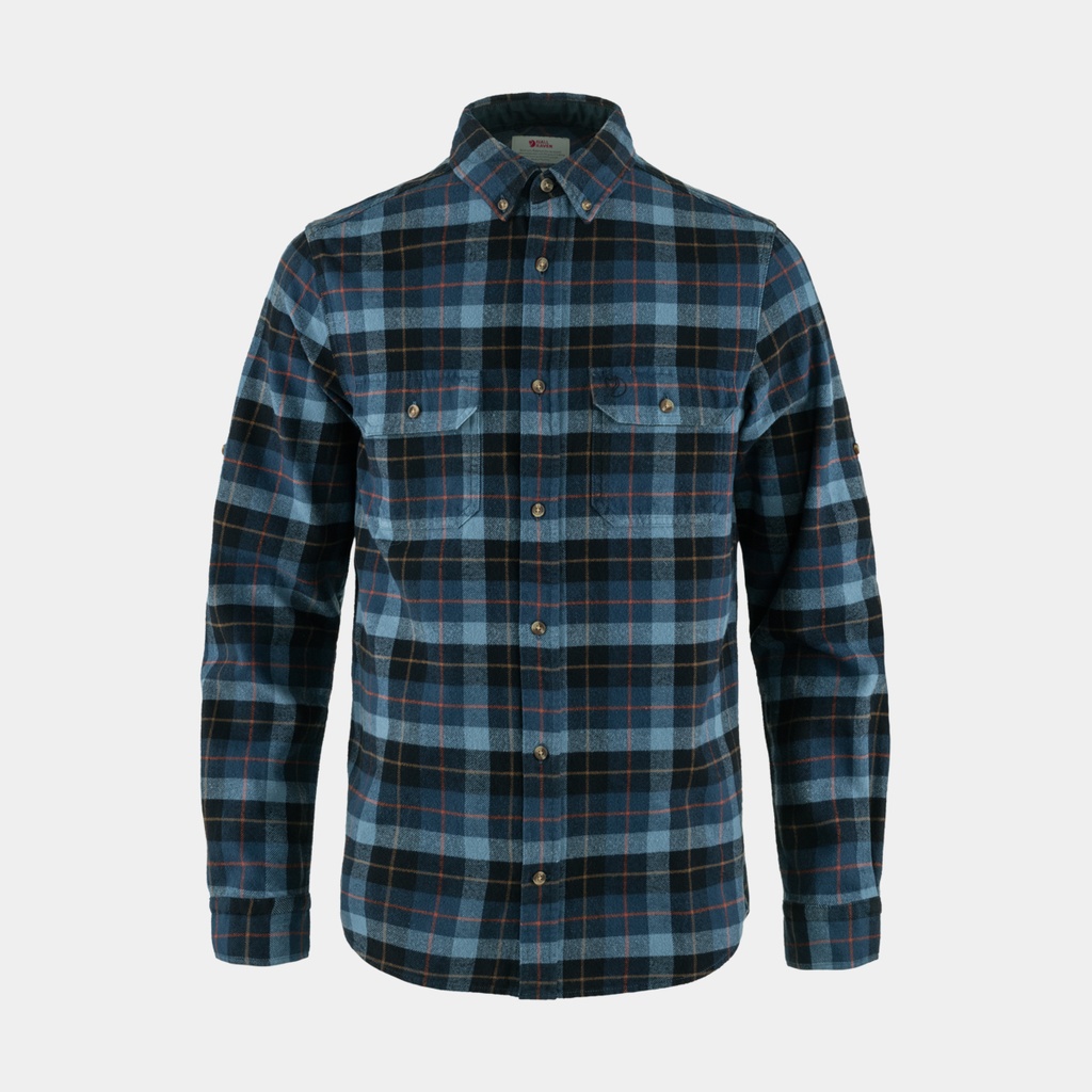 Singi Heavy Flannel Shirt Dark Navy / Indigo Blue