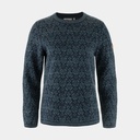 Snow Round Neck Sweater Women Dark Navy