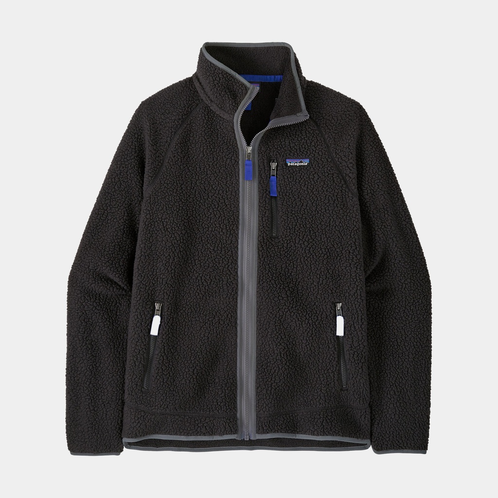 Retro Pile Jacket Black w/Forge Grey