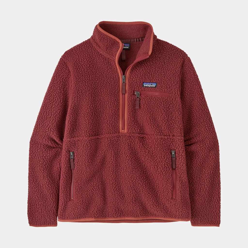 Retro Pile Fleece Marsupial Women Sequoia Red