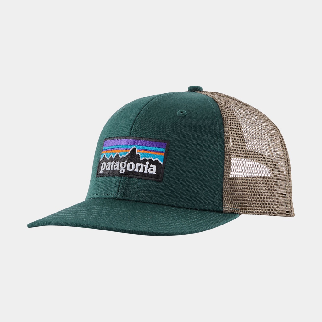 P-6 Logo Trucker Hat Cascade Green