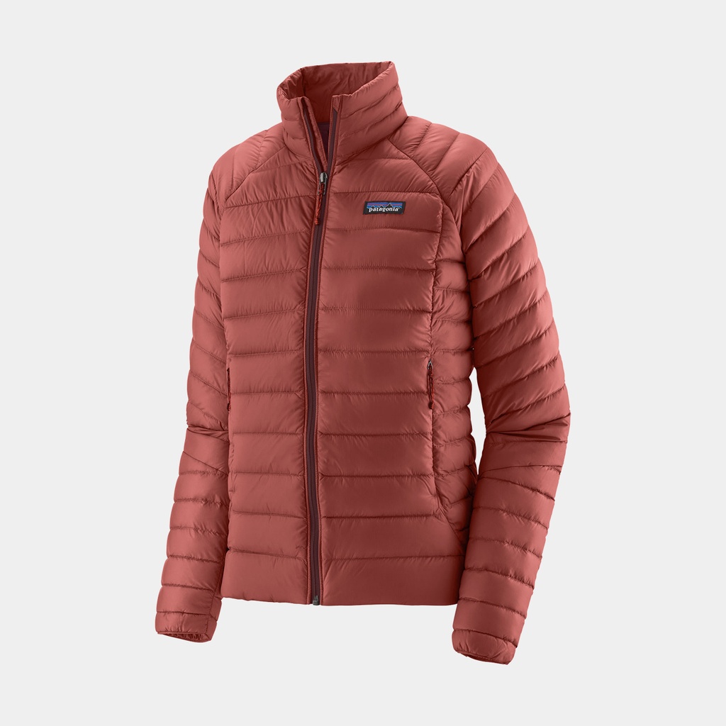 Down Sweater Jacket Women Potters Red