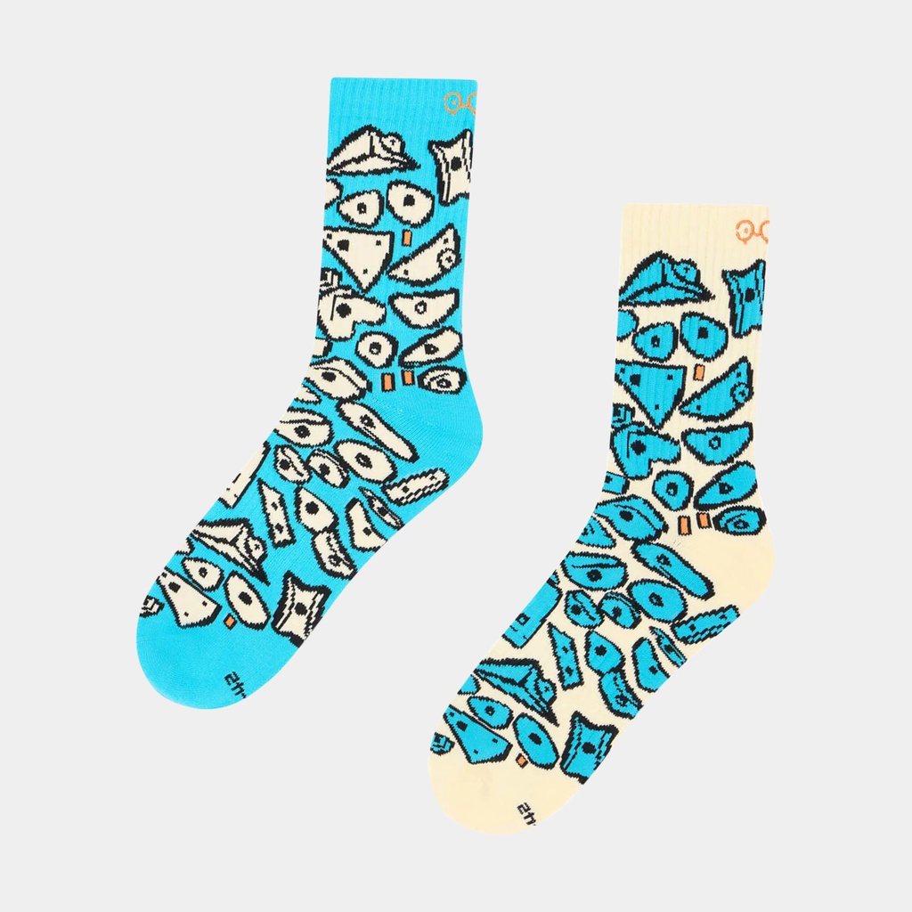 Spray Wall Socks Blue