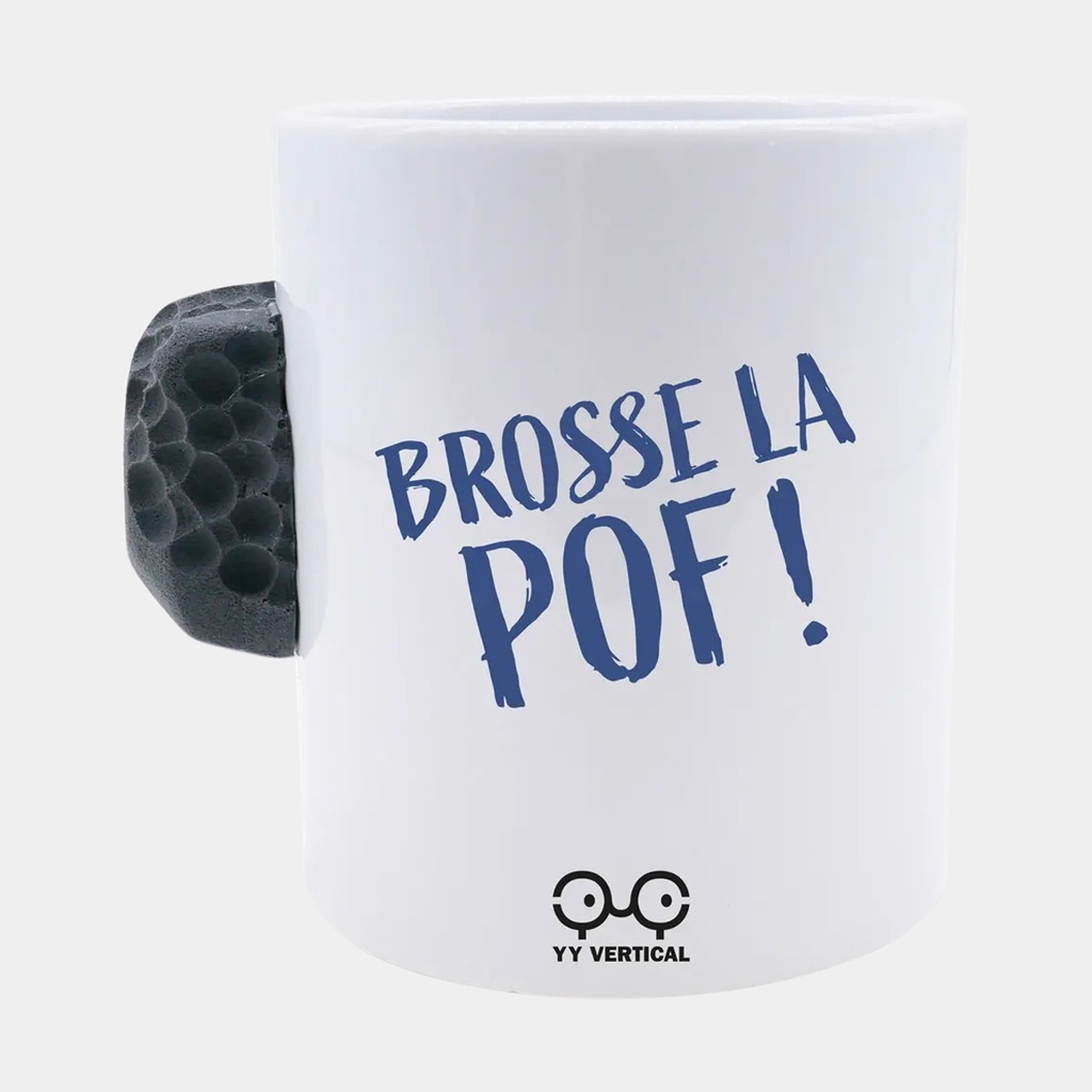 Climbing Mug Black "Brosse la Pof !"