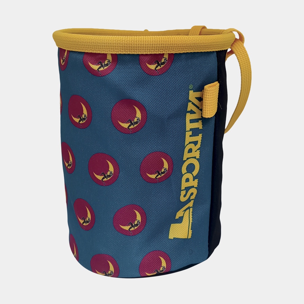 Climbing On The Moon Chalk Bag Turchese / Giallo