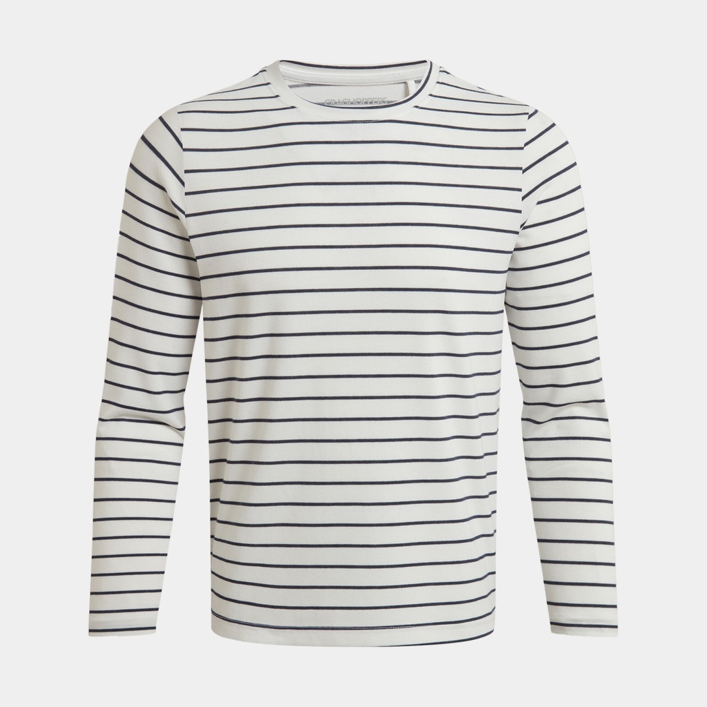 NosiLife Akona Long Sleeved Top Women Blue Navy Stripe