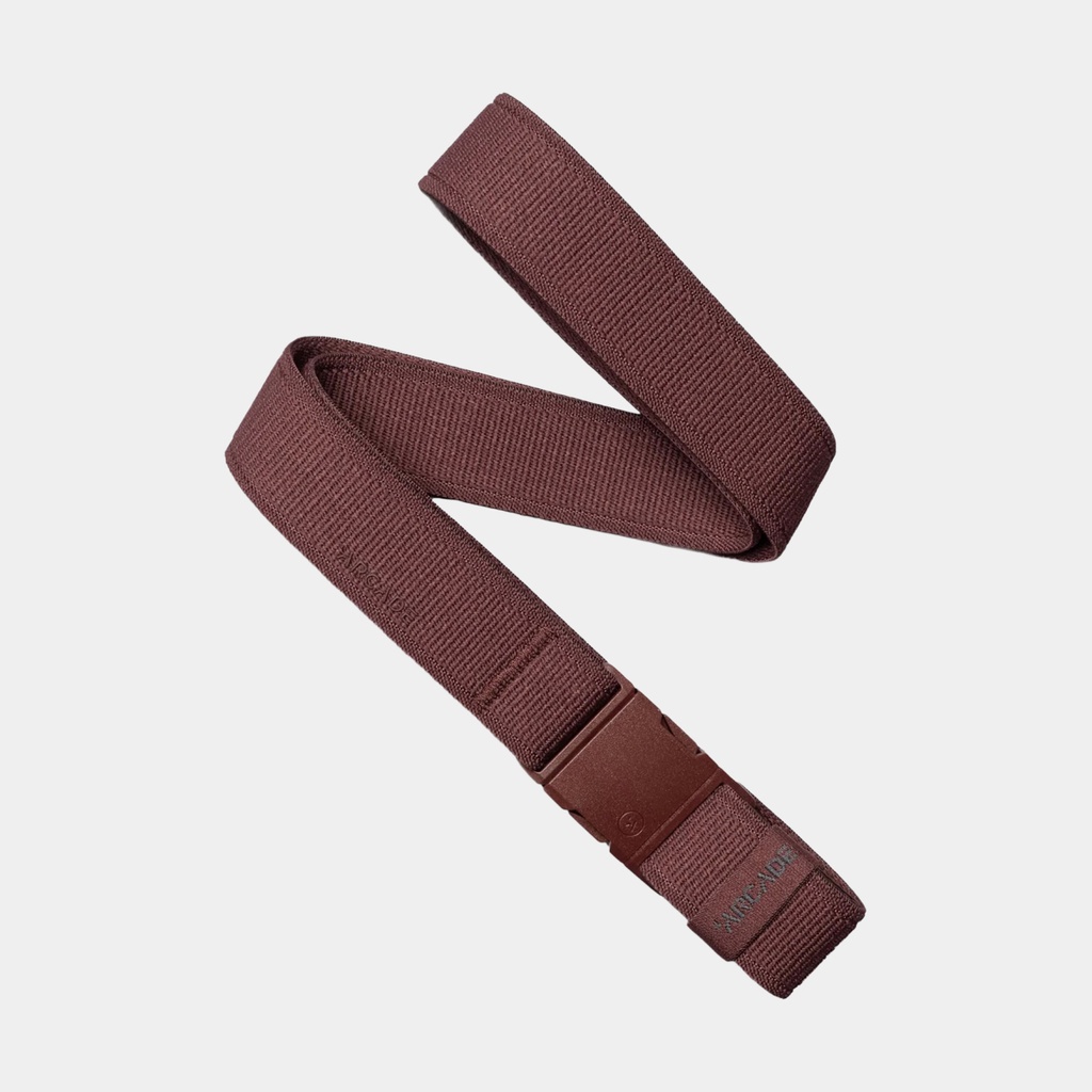 Atlas Slim Belt Burgundy