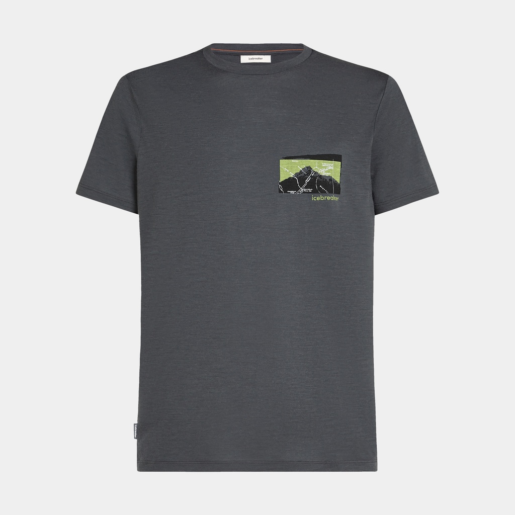 Tech Lite Short Sleeves Tee 150 Infographic Obsidian