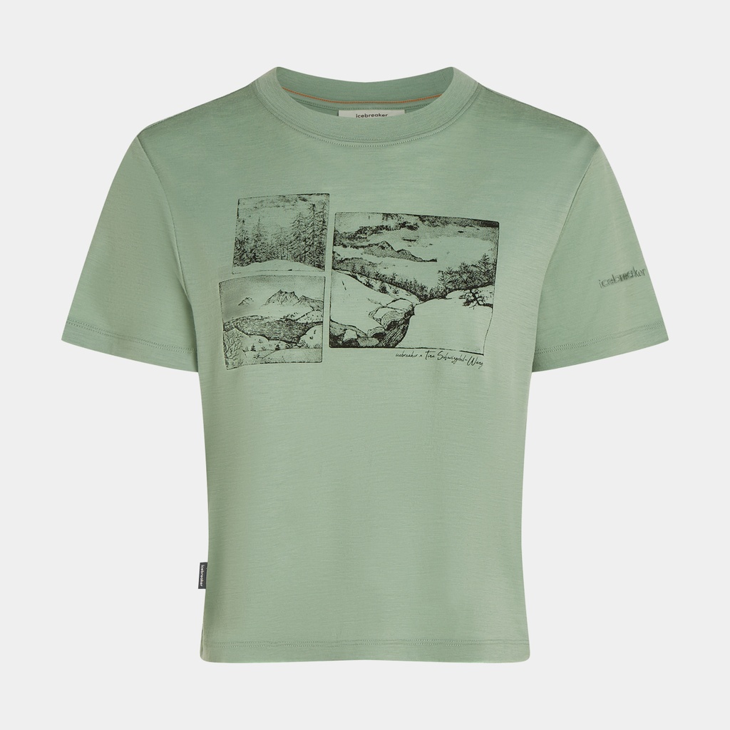 Tech Lite Short Sleeves Tee 150 Women Journey Seaglas