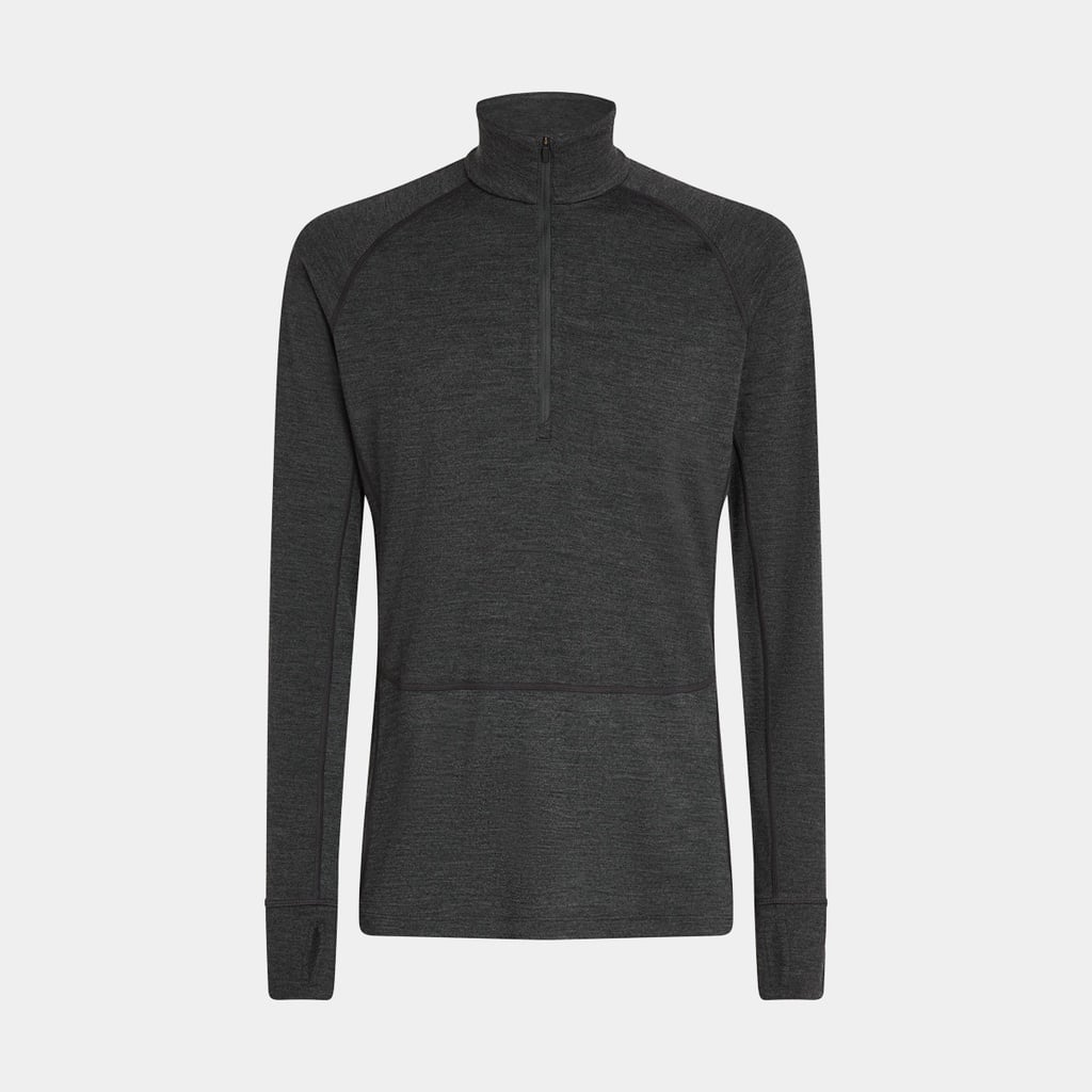 ZoneKnit Long Sleeves Half Zip 260 Jet Heather