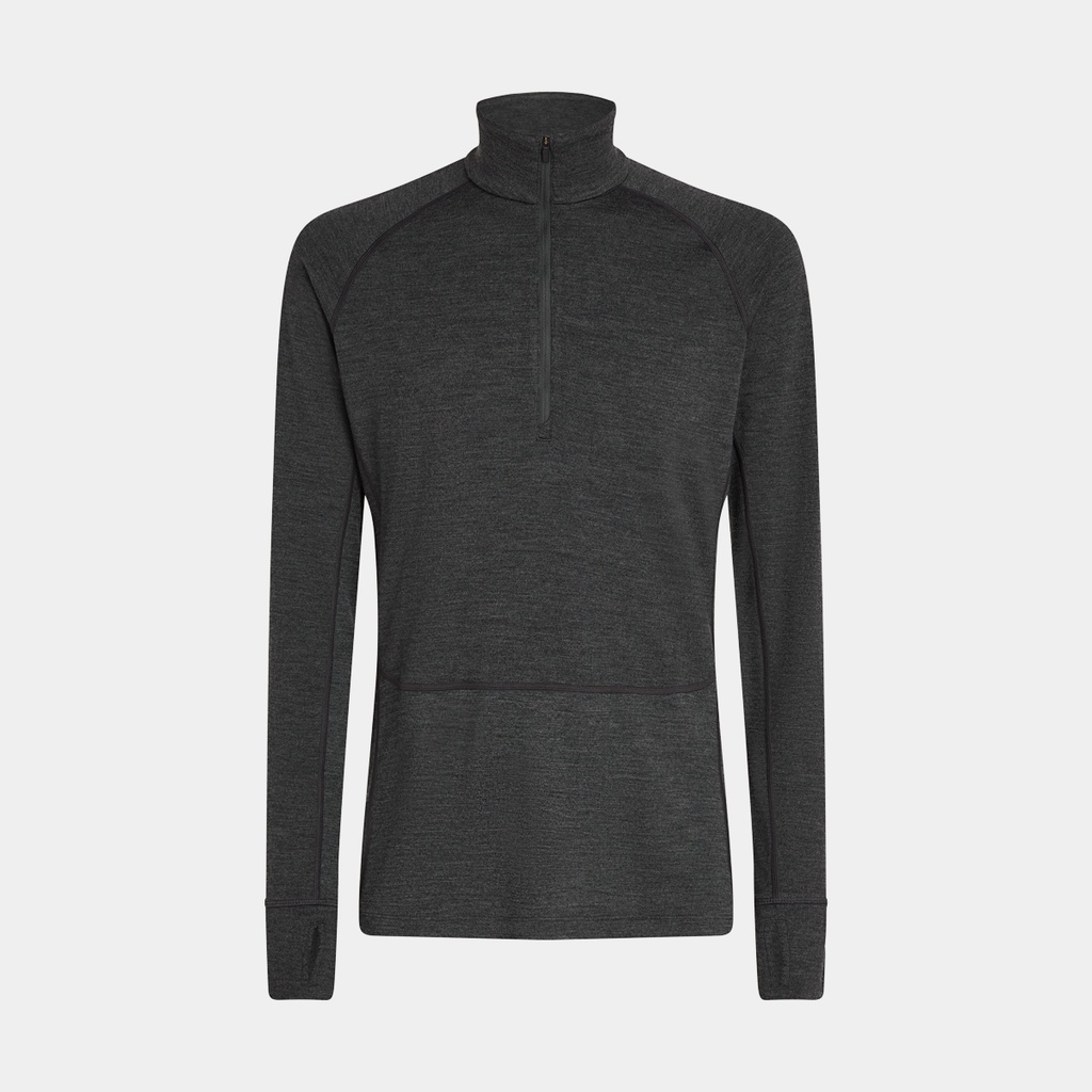 ZoneKnit Long Sleeves Half Zip 260 Jet Heather